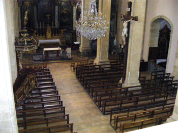 L'intérieur de l'église